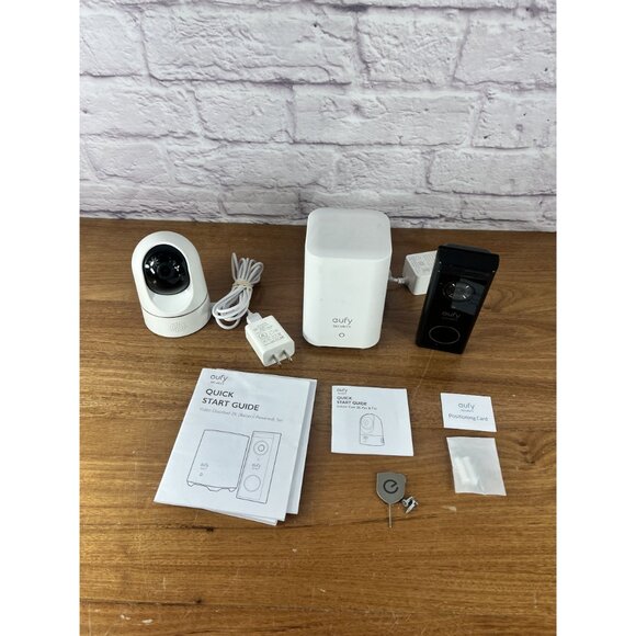 Eufy Wireless Video Doorbell 2K Security Camera T8210 + Home Base T8010 + T8410X - Picture 2 of 16
